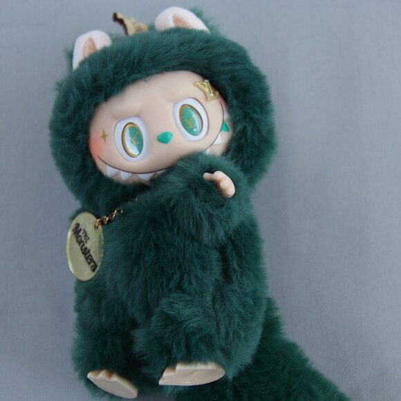 Custom Labubu The Monsters Zimomo Green Plush Pendant - Picture 1 of 6